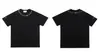 Camiseta unisex de manga corta casual de algodón doble con estampado digital MM6 Margiela, versión de alta gama transfronteriza, ajuste holgado