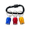 6 piezas color montañismo hebilla funda varilla dorado varilla de extensión de tres ranuras 1/4 "cabeza de lote cambio rápido funda hebilla de llave