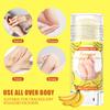 [Suprimento Transfronteiriço] Creme para Pés Sabor Banana para Calcanhares Rachados, Mãos e Pés Descamação, Bastão Reparador e Hidratante