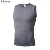 Camiseta Deportiva Ajustada para Hombre Baloncesto Correr Fitness Entrenamiento Chaleco Base de Alta Elasticidad Secado Rápido Absorción de Sudor Ropa Deportiva para Entrenamiento