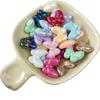 Acrílico Color Sólido Fantasía de Verano Uv Colorido Mariposa DIY Cadena para Teléfono Móvil Accesorios para el Cabello Colgante para Bolso Accesorios de Joyería Cuentas Sueltas