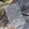 Adesivos de Unha Metálicos Tomoni Estilo Escuro Europeu e Americano Adesivos de Unha Excêntricos Menina Doce Cool Picante Olho de Gato Cruz Mistura de Estilos