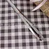 Cucharón para sopa con forma de hoja de 7 cm con colador de acero inoxidable, Cucharón para sopa engrosado, Cuchara no magnética para olla caliente, Cuchara coladora para sopa, Cuchara pequeña
