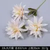 Serie de Flores de Tira Color Champán Seda Artificial de Boda Niebla Phalaenopsis Arco de Salón de Bodas Ramo de Decoración Falsa Dropshipping