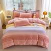 Novo Conjunto de Quatro Peças de Lençol de Algodão Escovado para Casa, Dormitório, Cama de Estudante, Conjunto de Quatro Peças Atacado, Lençóis e Conjunto de Capa de Edredom