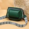 Nova Bolsa de Selaria de Couro Bovino de Primeira Camada, Bolsa de Ombro de Grande Capacidade, Bolsa Transversal Moderna e Versátil, Bolsa Feminina da Moda Transfronteiriça Europeia e Americana