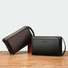 Nuevo Bolso Clutch para Hombre con Candado de Combinación Antirrobo de Gran Capacidad Multibolsillo Bolso de Mano de Negocios Bolso de Moda de Cuero para Hombre