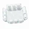 Nuevo Modelo Flotador Inflable Rayado de Cuatro Tubos Luna Blanca, Hamaca de Malla Plegable para Agua, Sillón Flotante para Piscina, Flotador de Cuatro Tubos