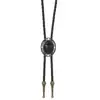 Colar Longo Masculino Retro Europeu e Americano Simples com Gola Bolo Tendência de Rua Nicho Transfronteiriço Colar Longo