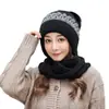 Corea del Sur gorro bufanda un adulto más terciopelo acolchado cálido otoño e invierno lana tejido gorro una generación de pelo