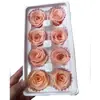 Flor de Rosa Eterna, Regalo de Flor de Rosa, Material de Flor para Manualidades de 1-6 cm Grado B Cubo de Abrazos de Flor Eterna para DIY, Flores Reales Conservadas