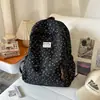 2026 Nueva Mochila Pequeña Fresca de Pana Temporada de Regreso a Clases Estudiantes de Secundaria y Preparatoria Mochila Escolar Ligera Casual Mochila de Gran Capacidad