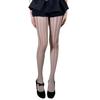 Meias de Rede Brancas para Meninas, Estilo Ballet, Listras Verticais Cinza Retrô, Torção, Vazadas, Sexy, Emagrecedoras, Novas para Primavera e Verão