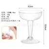 Copas de Champaña Transparentes de Plástico Listas para Usar del Fabricante, Varios Estilos para Bodas, Fiestas, Catering, Postres, Copas de Cóctel, Copas de Vino Desechables
