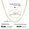 Wanxing Conjunto de Joyería para Mujer Cadena y Pulsera de Acero Inoxidable Chapado en Oro de 18K Estilo Simple Multiestilo Europeo y Americano Venta al por mayor Transfronteriza