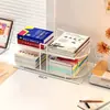 Estante de almacenamiento de escritorio, estantería de escritorio, escritorio de dormitorio, estante de almacenamiento de escritorio de oficina, organizador de libros multicapa para estudiantes