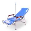 Silla de Infusión para una Persona, Silla Reclinable Multifuncional de Acero Inoxidable con Reposapiés, Especialmente Diseñada para Uso en Clínicas para Goteo Intravenoso