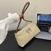 Bolso de Axila Casual de Color Sólido con Lazo para Mujer 2025 Otoño Nuevo Bolso de Hombro para Viajes Cotidianos Moda Bolso Bandolera Bolso Cuadrado Pequeño