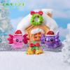Comercio exterior micro paisajismo creativo Navidad hexagonal dragón animal cristal bola de nieve paisaje decoración accesorios mini adornos