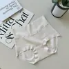 Pantaloncillos de Algodón de Fibra Larga de Xinjiang de Cintura Alta Grado 7A Algodón Puro Sin Costuras para Niñas Todo Algodón Transpirable Antibacteriano en la Entrepierna Boxer Briefs para Mujer