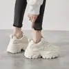Zapatos Chunky de Papá para Mujer 2026 Nuevos Otoño Zapatos Pequeños que Aumentan la Altura Zapatos de Plataforma Negros Casuales Zapatos Deportivos Otoño
