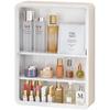 Estante de Almacenamiento para Baño Caja de Almacenamiento de Cosméticos Montada en la Pared Sin Perforaciones Lavabo Montado en la Pared Gabinete de Almacenamiento Impermeable