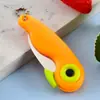 Mini Cuchillo Loro Navaja Plegable Portátil Cuchillo para Fruta Cuchillo Pelador Cuchillo Plegable de Pájaro Cuchillo Pelador de Fruta para Exteriores Cuchillo para Cortar Melón