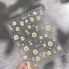 Ins Xiaohongshu Flor Bordada Estampada Pegatinas para Uñas Adhesivas Estéreo Frescas Decoración de Uñas Portalápices de Joyería DIY