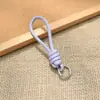 Bolsa de Corda de Couro PU Colorida Pingente Estilo Miu Simples Versátil Charme de Bolsa Chaveiro Acessório Lanyard de Celular Estilo Curto Novo