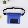Color Sólido Festival de Salpicaduras de Agua Parque Acuático Playa Pesca en el Mar Flotación Playa Buceo Exterior en stock Bolsa Impermeable para Teléfono Bolsa de Cintura