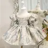 Vestido Infantil Vestido de Princesa Verano Nuevo Vestido de Anfitrión para Actuación de Piano Vestido para Bebé de un Año Vestido Pontón