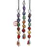 Colgante de cristal natural piedra natural piedra irregular bolsa de red tejida colgante para coche venta caliente transfronteriza Cristal colgante de piedra original