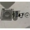Acero Inoxidable 304 Tira Sólida Drenaje de Piso Gris Baño Cuadrado Azotea Desodorante Drenaje de Piso Tamaño Grande Drenaje de Piso