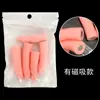 Manicura Silicona Dedo Falso Succión Magnética Insertable Uña Práctica Molde Dedo Falso Juego Dedo Falso Venta al por Mayor Suministro Transfronterizo