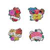 Broche visceral creativo transfronterizo original personalidad corazón costilla cerebro útero forma flor metal goteo insignia