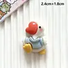 Animales Pequeños Brillantes Lindos, Pequeños Accesorios de Resina para Bricolaje, Llaveros, Colgantes Lindos de Dibujos Animados