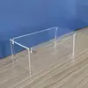 Suporte de exibição transparente em acrílico para antiguidades de museu, brinquedos modelo, figuras, joias e uso doméstico com compartimentos