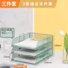 Organizador de Archivos de Escritorio Estante Portadocumentos Estante de Almacenamiento Portadocumentos por Niveles Caja para Archivos Estante de Archivos de Hierro para Oficina