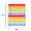 Nuevo A5 Color Arcoíris Matarratas Pioneer Book Cuaderno Mejorado A5 Love Bubble Manual Portátil