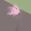 Vara de gato de arame de aço flor haste longa pena com sino varinha de fada brinquedo de gato auto-brincadeira interatividade brinquedo de gato