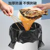 Bolsa de Basura Desechable Estilo Chaleco Grueso Negro para Hogar Cocina Baño Plástico Personalizable