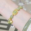 En stock al por mayor pulsera de explosiones femenina color dopamina temperamento fresco blanco amigas pulsera de estudiante joyería al por mayor