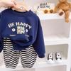 Suéter Infantil com Forro de Fleece Roupa Infantil Meninos 2023 Inverno Novo Meninos e Meninas Vermelho Ano Novo Versátil Pulôver Roupa Infantil