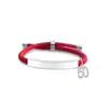 Pulseira Colorida Transfronteiriça Europeia e Americana Material em Branco Número de Estoque 21 Acessórios Presente Gravado Pulseira de Aço Inoxidável