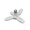 Luz LED de tres hojas resaltada luz de hoja plegable de cuatro hojas garaje fábrica voz ventilador de alta potencia luz de bombilla de cinco hojas