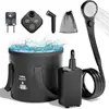 Serie Transfronteriza Set Modelo Nuevo Sitio de Acampada Ducha Eléctrica 6 Velocidades Portátil Dispositivo de Ducha para Exteriores Gadget de Baño