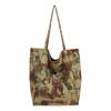 Bolso Tote de Camuflaje Nuevo para Desplazamiento Moda 2025 Bolsa de Lona Versátil Clase Estudiante Universitario Verano Bolso de Gran Capacidad para Mujer