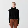 Colete com Zíper Gola Alta de Veludo Ollie Personalizado Transfronteiriço Feminino Outono Inverno Esportivo Quente Casual Jaqueta Colete Sem Manga Plus Velvet