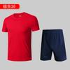 Traje deportivo informal para hombres y mujeres, traje de entrenamiento de fútbol y baloncesto, de secado rápido, uniforme escolar para estudiantes, pantalones cortos de manga corta para fitness, uniforme de equipo