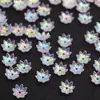 Material para pasador de pelo DIY borla resina antigua chapado UV cuentas de pétalos porosos flor casera pasador DIY hecho a mano